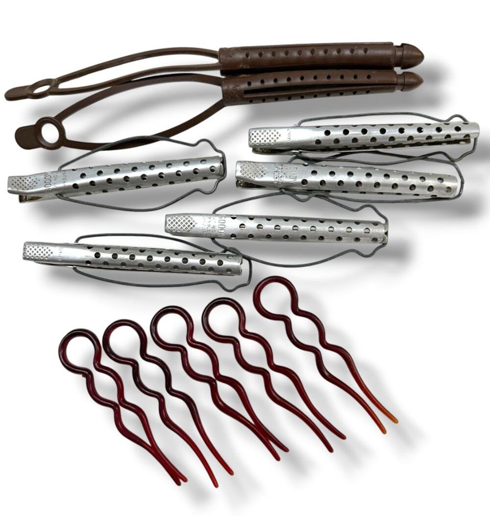 Vintage Curlers and Hairpins Goody USA Tip-Top